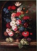 unknow artist Floral, beautiful classical still life of flowers.059 oil painting on canvas